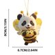 thumbnail image 2 of Espejo para Coche Lindo Pequeño Colgante de Abeja 2D Acrílico Plano Interior Del Coche Retrovisor Colgante Decoración Del Hogar, 2 of 7