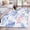 Blue, variant on 3'x5' Area Rugs, Blue Pink Coral Indoor Outdoor Area Rug for Living Room Bedroom, Summer Coastal Beach Ocean Washable Bathroom Rugs Kitchen Floor Carpet Mats Home Decor Aesthetic