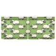 thumbnail image 3 of Cartoon Sheep Tier Curtains Tier Kitchen Living Room Bedroom Balcony 2 Panels 27x36 Inch, 3 of 9