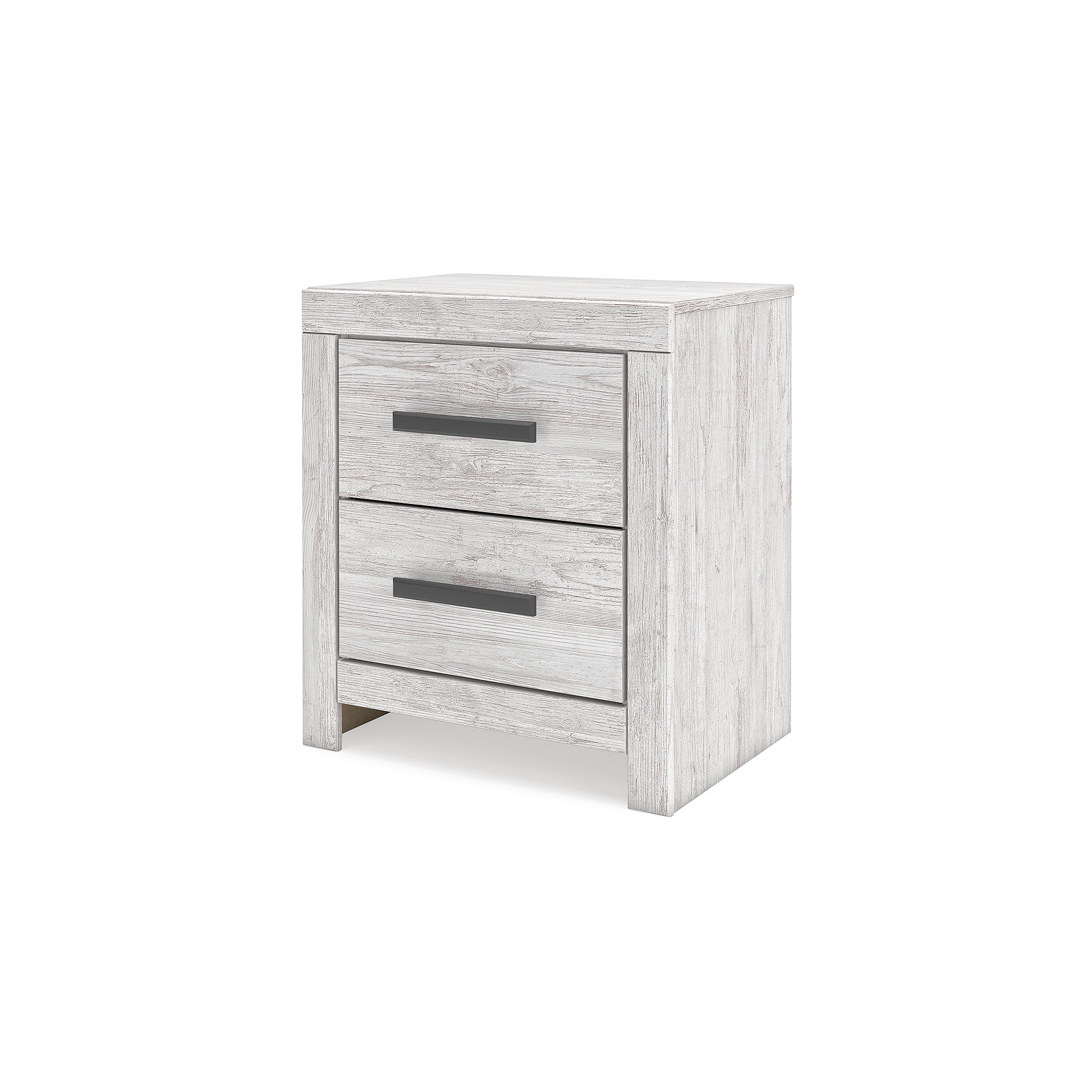 Signature Design by Ashley Cayboni 2 Drawer Nightstand, Whitewash