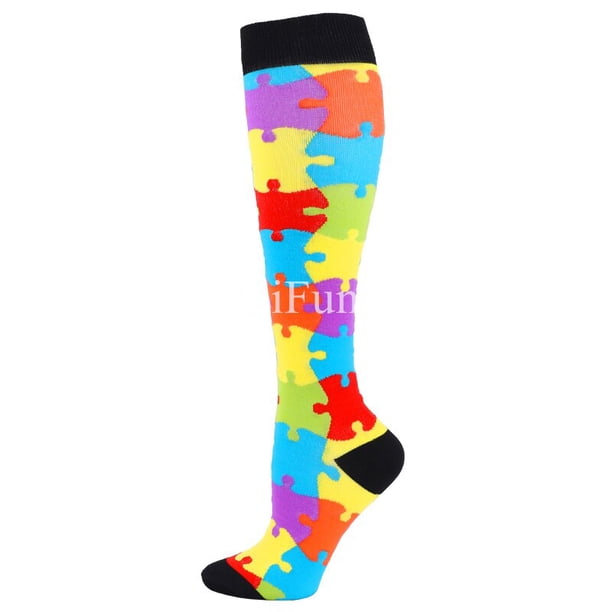 Calcetines de compresión de 58 estilos aptos para Edema médico Diabetes venas varicosas calcetines al aire libre hombres mujeres correr senderismo calcetines deportivos Tan Jianjun unisex