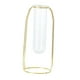 thumbnail image 5 of Florero De De Cristal Colgante Florero De Flores Del Envase Del Terrario Soporte Del Hierro Oro alto, 5 of 8
