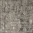 thumbnail image 6 of Hauteloom Minob Living Room, Bedroom Area Rug - Distressed Floral Abstract - Traditional Transitional Oriental - Gray, Charcoal, Dark - 2' x 3', 6 of 15