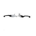 thumbnail image 3 of maskred 2 Pcs Leviers de Frein de Moto Réglables pour Pivot Noir, 3 of 5