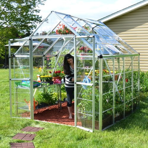 Palram Snap & Grow 8 Ft. W x 8 Ft. D Greenhouse by