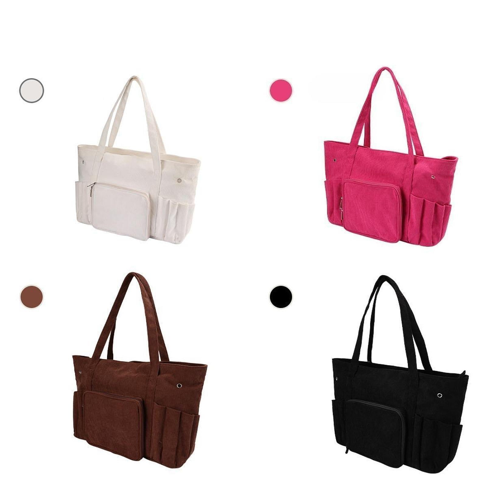 Wxqbjtam Yarn Storage Bag Multiuse Crochet Beginners Gift Zipper Closure Yarn Handbag for White