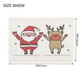 thumbnail image 4 of IAUYY Set of 2 Inch Bath Mat Thick Soft Plush Shower Mat TPR Backing Material Non Slip Bath Mats for Bathroom for Tub Shower Hotel Cute Character Design, 4 of 9