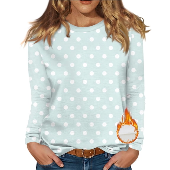 Womens Long Sleeve Shirts 2026 Basic Lightweight Casual Loose Shirts Spring and Autumn Chic Casual Tee