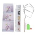 thumbnail image 1 of Kits De Bolsa De Almacenamiento De Pintura De Diamantes De Imitación 5D, Bolsa De Almacenamiento Colgante De Pintura De Diamantes De Imitación De Mano De Obra Fina, 3 Bolsillos ANGGREK Rhinestone Painting Hanging Storage Bag, 1 of 8