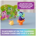thumbnail image 6 of Gabby's Dollhouse Fairylandia MerCat's Fairy Bathroom 12-Piece Set, Ages 3+, 6 of 11