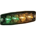thumbnail image 2 of Buyers Products Strobe Light,Ultra-Thin,Amber/Green,4.4" 8892250, 2 of 2
