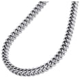 thumbnail image 3 of Real 10K White Gold 3D Hollow Franco Box Link Chain 5.50mm Necklace 28 Inches, 3 of 6