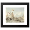 thumbnail image 2 of Nicolaes Lodewick Penning 24x20 Black Modern Framed Museum Art Print Titled - Arrival of Prince Willem Frederik in Scheveningen, November 30, 1813 (1813), 2 of 5
