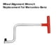 thumbnail image 4 of Llave inglesa Irfora Llave de alineación de rueda de repuesto para llave de alineación de punta de eje trasero Mercedes-Benz Irfora Llave inglesa, 4 of 7