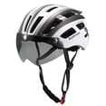 thumbnail image 2 of Equipo de ciclismo Irfora Casco de bicicleta de montaña , casco de motociclismo con luz trasera, visera magnética desmontable, protección UV para hombres y mujeres, 2 of 7