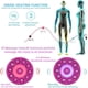 thumbnail image 3 of USB Wireless Chest Massager, Portable Electric Vibrating Breast Lifter with Remote Amplified Heat Compression and Anti-Sagging Function (Purple), 3 of 5
