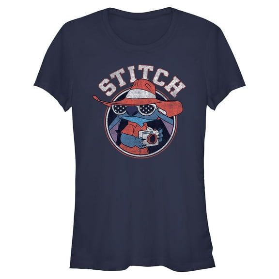 Juniors Lilo & Stitch Alien Loves Hats T Shirt