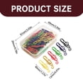 thumbnail image 3 of Tool Series 100PCS Music Multicoloured Paper Clips Music Paper Clips Clips Decorative Paper Clip Bookmark Clips For Paper Musical Notes Shaped Bookmark Clips, 3 of 7