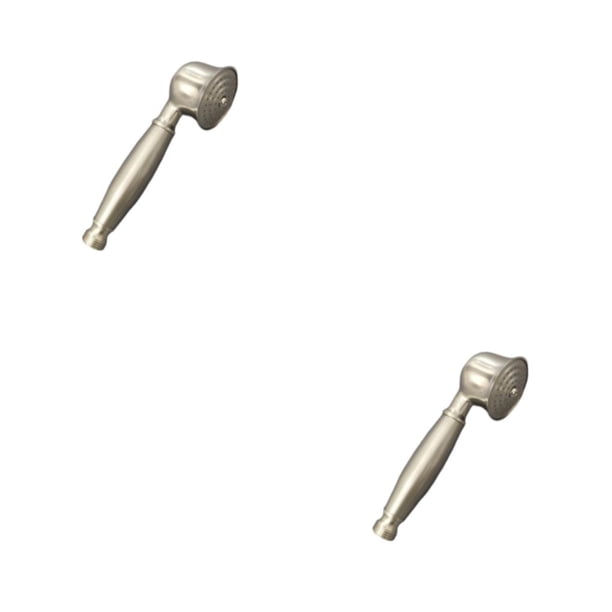 Naiovety Cabezal de ducha de baño, rociador de grifo de baño portátil, accesorio de Hardware de alta presión, duchas de mano resistentes al Cabezal de ducha cepillado 2piezas