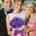 thumbnail image 5 of NUOLUX Ramo De Flores Para Novia En Tono Morado Con Para Arreglos De, 5 of 5