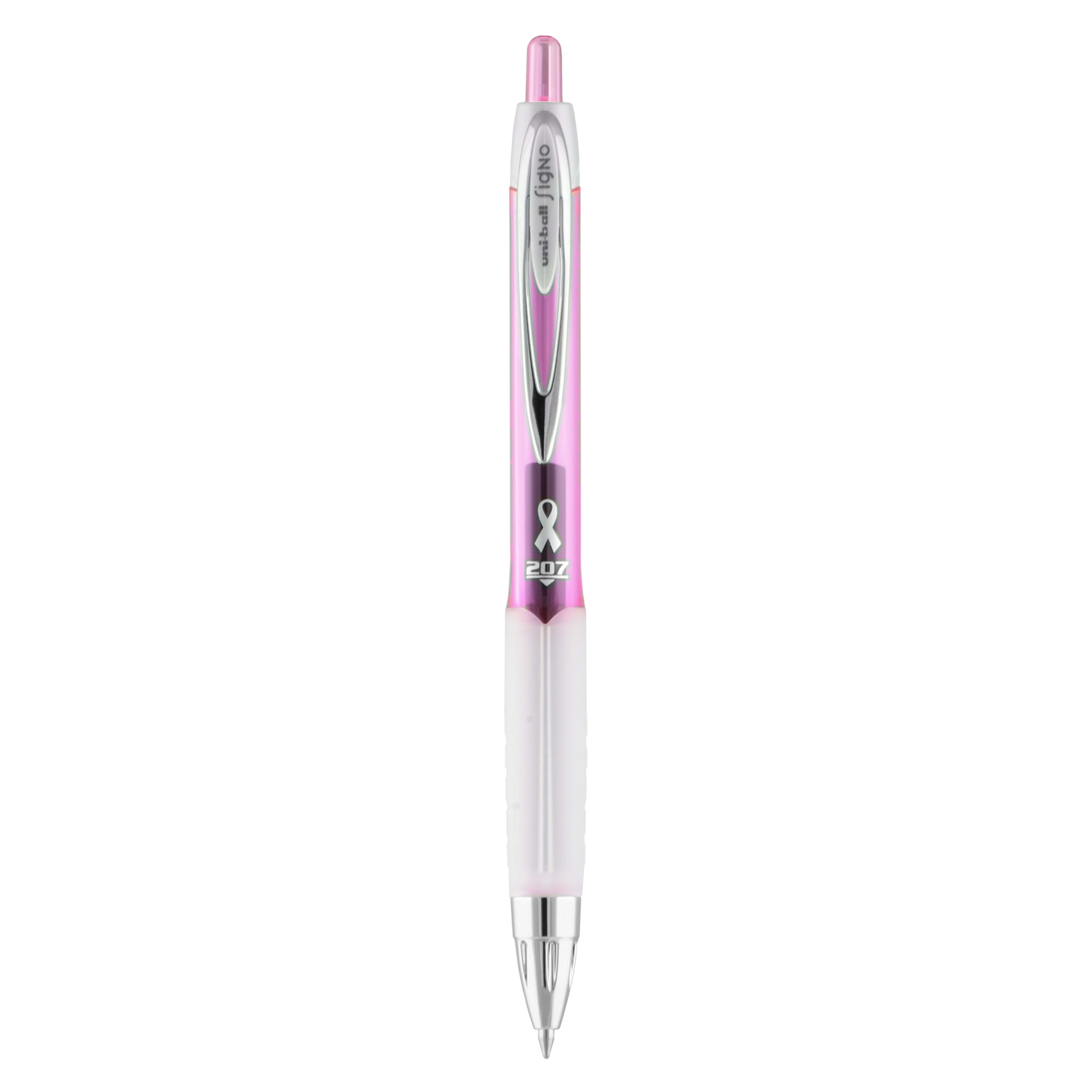 Uni-Ball Signo 207 Gelschreiber – 6er Pack, Medium Point, Lila, Wasserfeste Tinte