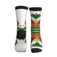 thumbnail image 2 of Men's Coat Of Arms Of ?haitians Novelty Athletic Socks Women's Digital Printing Funky Patterned Crew Socks, 2 of 7