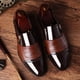thumbnail image 4 of Nuevos zapatos de cuero de negocios de gran tamaño para hombres, zapatos de punta estrecha para hombres, mocasines casuales Wmkox8yii 123q2403, 4 of 9