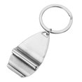 thumbnail image 2 of Modern Chrome Bottle Beer Wine Opener Compact Design Keyring Keychain(10pcs, Silver), 2 of 5
