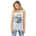thumbnail image 2 of Kindness Rocks Women's Fashion Sleeveless Flowy Racerback Tank Top Sport Grey Small, 2 of 5