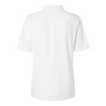 thumbnail image 5 of Harriton M105W Women's Maverick CVC Pique Polo-White-XL, 5 of 6