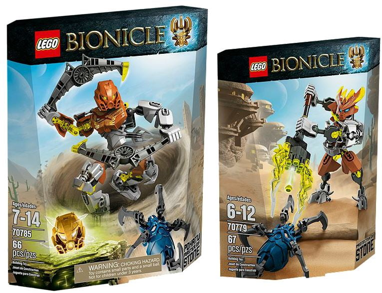 LEGO Bionicle Pohatu Master of Stone #70785 NEW 66 Pieces Blocks Toy Build