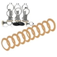 thumbnail image 1 of Impact Resistance Light and Practical Easily  Pump Piston Rings, Rubber Piston Ring, for Pneumatic Equipment Air Compressor, 1 of 7