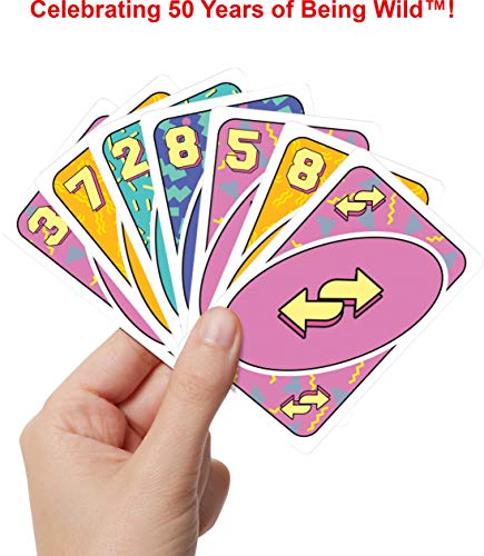 UNO Iconic Series 1990s Matching Card Game For Year Olds  up 