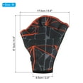 thumbnail image 2 of Unique Bargains Gants de Natation Aquatiques Impression Résistance à l'Eau Gants d'Entraînement Gris Foncé, M, 2 of 7
