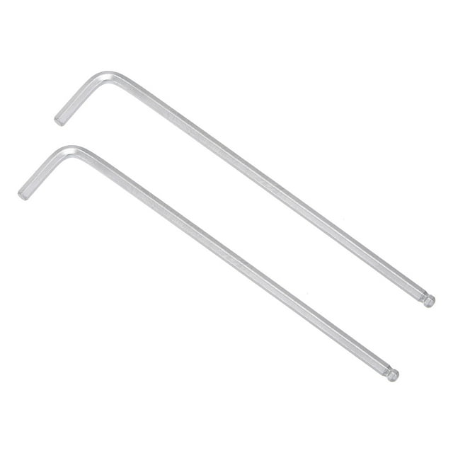 Unique Bargains Clé Hexagonale à Extrémité Sphérique 5/32', Outil de Réparation CR-V à Bras Long en Forme de L, Pack de 2 SAE