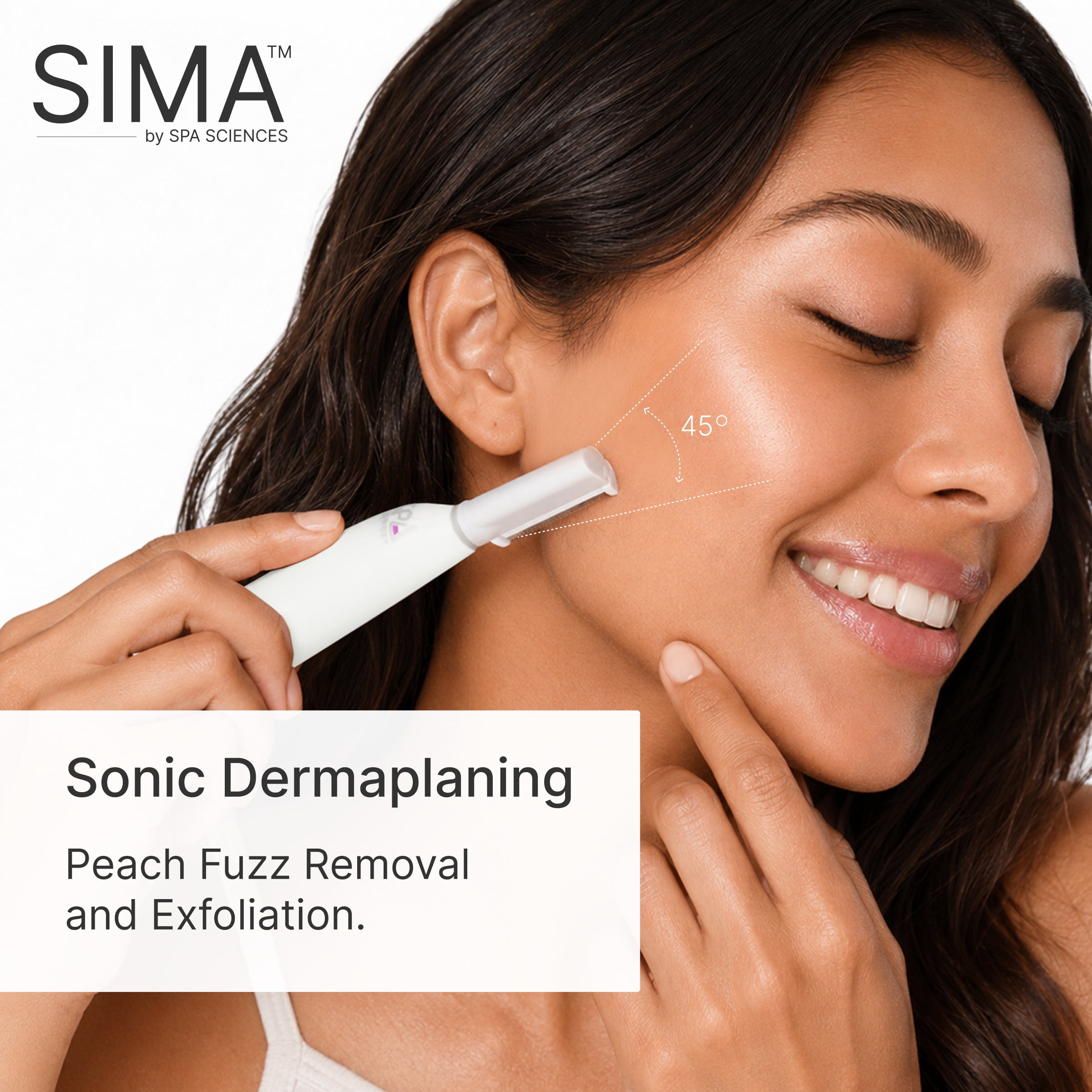 Spa Sciences Dermaplane Razor 2 in 1 Exfoliation Hair Removal with