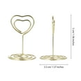 thumbnail image 2 of Photo 20 Pack Table Number Holder Photo Clips Sign Stand Name Card  for Centerpieces Wedding Birthday Party Home Decoration, 2 of 6