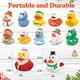 thumbnail image 2 of Juguete de baño Hatende, 24 unidades, patos de goma navideños de 5 cm, 2 of 6