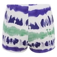 thumbnail image 3 of Aayomet Women's Wide Leg Shorts Without Pockets Print Sports Shorts (Green, L), 3 of 5