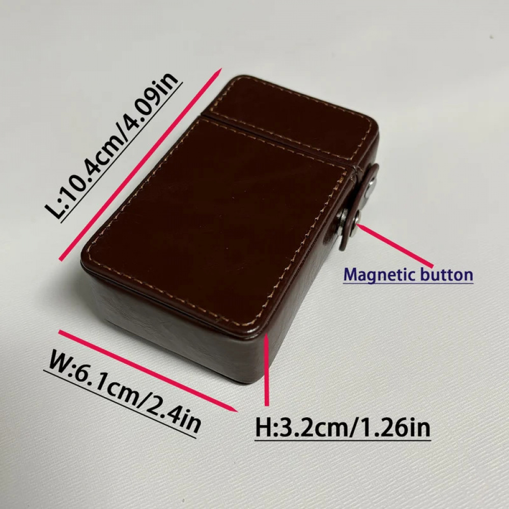 faux cigarette holder Fujima Faux Leather Cigarette Case | King Size Fake Cigarette Holder Accessory -