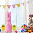 thumbnail image 6 of Bfogop 9Inch Shiny Flocked Foam Bunny Figurine Easter Rabbit Ornaments, Hanging Ornament Craft Decor for Easter Party Supplies Glitter Bunny Decoration, 6 of 6