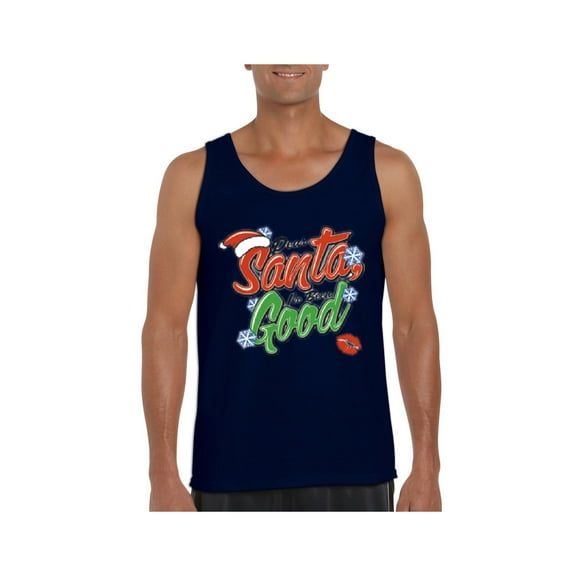 MmF - Men's Tank Top for Men, up to Men Size 3XL - Christmas Dear Santa