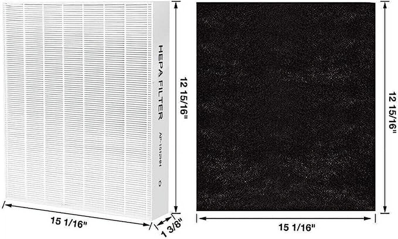SCREENTRONICS H13 True HEPA Filters Pack Compatible Replacement for Air Purifier Coway AP1512HH AP-1512HH-FP AP-1518R AP-1519P and Airmega 200M (1 x True HEPA + 4 x Carbon Pre Filters) #3304899