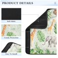 thumbnail image 4 of ALAZA Tropical Elephant Giraffe Car Seat Belt Adjuster Neck Covers Shoulder Cushions Pads M, 4 of 8