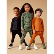 Little Star 100% Organic Cotton 2-Piece Toddler Boy Sweatshirt & Pant Set
