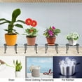 thumbnail image 4 of hostic 5 Pack Metal Plant Stand For Outdoor Indoor Plants Heavy Duty Flower Pot Stands, 4 of 15