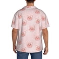 thumbnail image 3 of Fotbe Cute Pig Face Camisa Estampada de Manga Corta para Hombre, Casual de Verano, Estilo Playero, Sin Arrugas-XX-Large, 3 of 5