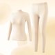 thumbnail image 1 of Conjuntos de ropa interior térmica de moda para mujer, cuello alto, manga larga, lencería informal, ropa de dormir, conjunto de ropa interior, blusa de poliéster para mujer, 1 of 5