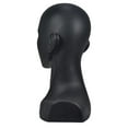 thumbnail image 2 of Milaget PVC Mannequin Female Head Model Dummy Glasses Hat Display Stand Black, 2 of 8