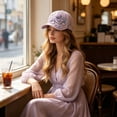 thumbnail image 3 of 2026 Marine Life Printed Baseball Cap, Ocean Creatures Embroidery Cap, Garden Morning Baseball Cap,Adjustable Lightweight Casual Soft Cotton Sun Hat for Women(Octopus), 3 of 7